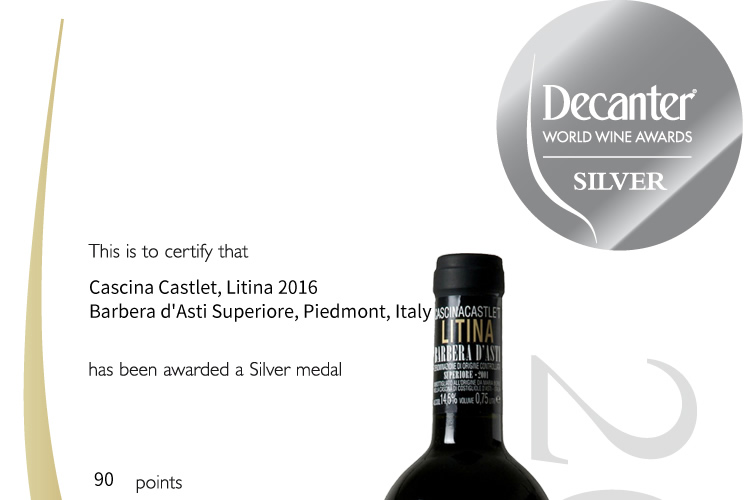 Decanter World Wine Awards Silver 2019.