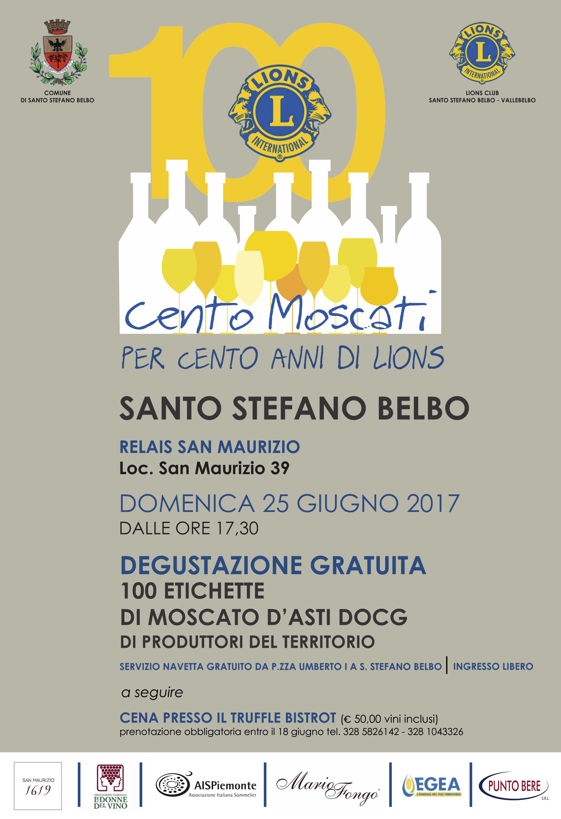 Cento Moscati per cento anni di Lions.