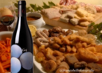 Fritto misto alla piemontese con Goj Barbera del Monferrato 2016